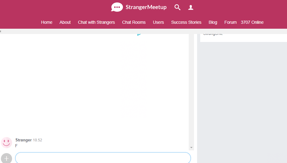 Anonymous chat site StrangerMeetup