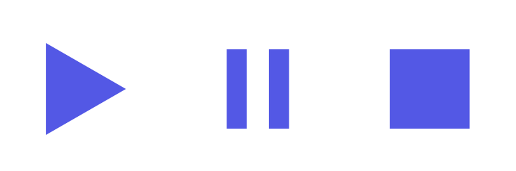 Screen recording buttons