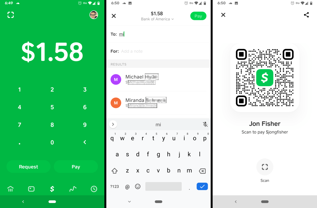 Cash App money sending app