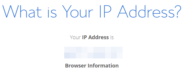 Bluehost IP finder website