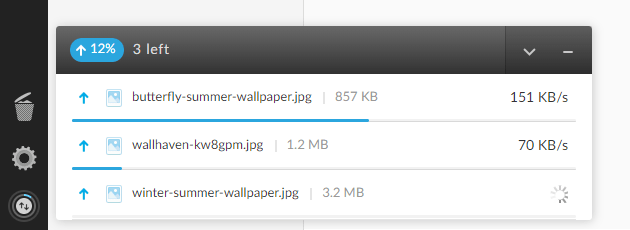 MEGA files uploading to the website